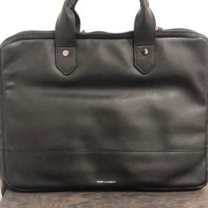 Brand New Black Leather Tote Bag